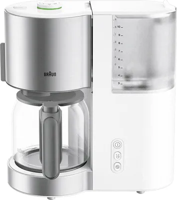 Produktbild von BRAUN Kaffeemaschine ID Collection KF1520WH weiß 1000W AromaSelect Filterkaffee