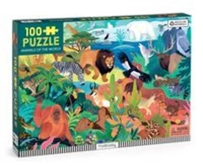 Immagine prodotto di Animals Of The World 100 Piece Pzl – Lingua: Inglese