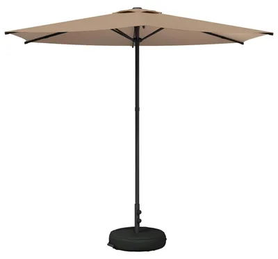 Obrázok produktu pre Záhradný slnečník 270 x 270 cm Polyester Obdĺžnikový Sivohnedá