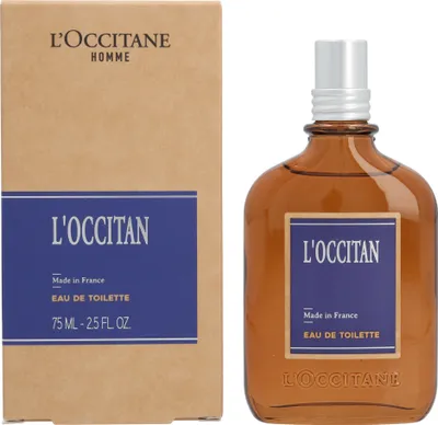 Produktbild von L'Occitane L'Occitan, Männer, 75 ml, Elemi, Lavendel, Pfeffer, Zimt, Lavander, Muskatnuss, Zedernholz, Moschus, ALCOHOL - AQUA/WATER - PARFUM/FRAGRANCE - LIMONENE - ALPHA-ISOMETHYL IONONE - COUMARIN - LINALOOL...