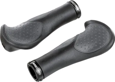 Produktbild von ergotec 61646001 MTB / ATB Ergo-Griffe 'Frisco 2', Kraton und Gel, 140 mm, Ø 22 mm, schwarz (1 Paar)