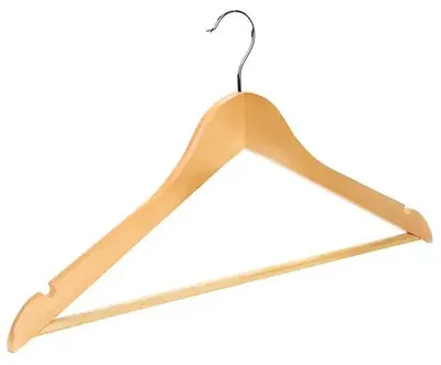 Obrázok produktu pre Drevené vešiaky WOODY – vešiaky do šatníka – drevo – sada 30 kusov