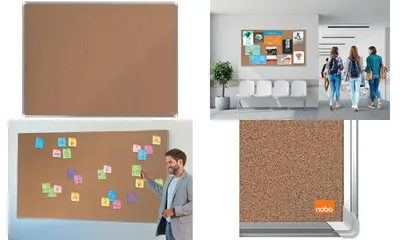 Produktbild von Nobo Premium Plus, Drinnen, Braun, Aluminium, Aluminium, Kork, Landschaftsportrait