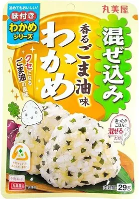 Immagine prodotto di Marumiya | Furikake Mazekomi - 29 g - Con olio di sesamo profumato - Wakame - Miscela di spezie giapponesi