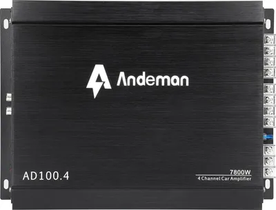 Produktbild von Autoverstärker - Endstufe - 4-Kanal Klasse AB - 7800 W Spitzenleistung - 200 W RMS - 12–13,8 V - Schwarz