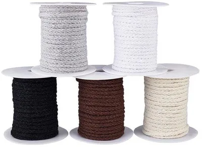 Image de Corde en macramé Katunen, 75 mètres, 5 mm - Idéale pour la création de bijoux et pour l'emballage de cadeaux