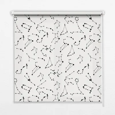 Produktbild von Seitenzug-Rollo Fensterrollo Jalousie - Thermo-Rollo Verdunkelungsrollo - 150x180 cm - Starbursts