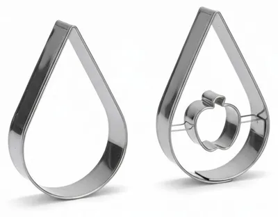 Produktbild von Ausstechform 2er Tropfen/Apfel +Tropfen 40 mm