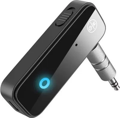 Produktbild von Bluetooth-AUX-Adapter fürs Auto, 3,5-mm-Klinkenanschluss, kabelloser Audioempfänger für Autoradio/Stereoanlage – Schwarz