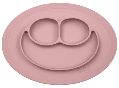 Produktbild von EZPZ Baby Teller Silikon 2in1 Mini Mat Pastel Rosa