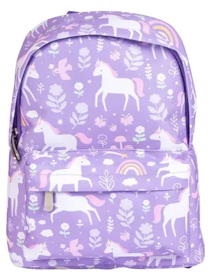 Produktbild von Kinderrucksack Lila Unicorn Dreams von A Little Lovely Company, Mädchen Rucksack