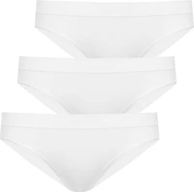 Produktbild von Jockey Damen Bikini-Slips, 3er Pack - Seamfree Bikini, Low Rise, einfarbig Weiß XL