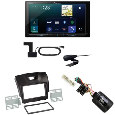 Produktbild von Pioneer SPH-DA230DAB CarPlay Android Auto USB MP3 Einbauset für Isuzu D-Max 2
