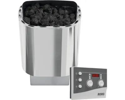 Obrázok produktu pre Saunová pec set Roro ABN1 8 kW s ext. riadiaci jednotkou