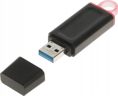 Zdjęcie produktu dla Kingston Technology DataTraveler Pamięć flash USB ® Exodia USB 3.2, 256 GB, USB Typu-A, 3.2 Gen 1 (3.1 Gen 1), Pokrywka, 11 g, Czarny, Różowy