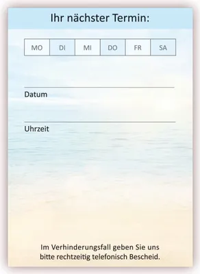 Produktbild von Premium Wellness Terminblock Set Strand Meer Wolken Himmel (12 Stück) - Hochwertige Terminblöcke für Ihre Kundentermine mit je 50 Terminblättern pro Block, besonders gut geeignet für Bereiche wie Wellness Reise Urlaub Touristik Hotel Gastronomie