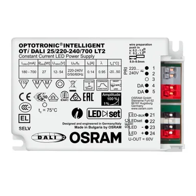 Immagine prodotto di Osram OTI DALI 25/220-240/700 LT2 DIMVS20