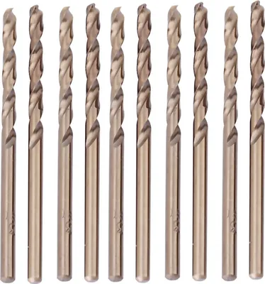 Obrázek produktu pro Sada kobaltových vrtáků M35 Sada vrtáků HSS-CO pro vrtání do nerezové oceli (5,0 mm)