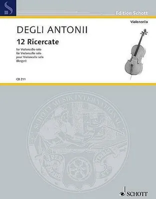 Produktbild von 12 Ricercatefür Violoncello