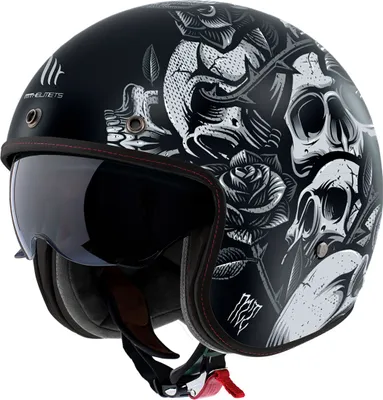 Immagine prodotto di Casco Jet MT Helmets Le Mans 2 SV S Breakout B2 Nero Opaco taglia XS