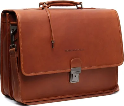 Produktbild von The Chesterfield Brand Businesstasche Laptoptasche mit Laptopfach Glenwood Laptopbag Cognac braun
