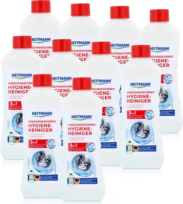 Produktbild von Heitmann Waschmaschinen Hygiene Reiniger 250ml gegen Kalk und Gerüche(10er Pack)