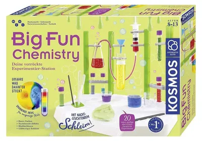 Produktbild von Experimentierkasten Chemie Chemielabor Chemiekasten - 20 Experimente - Für Kinder von 8 bis 13 Jahren - Laborstation