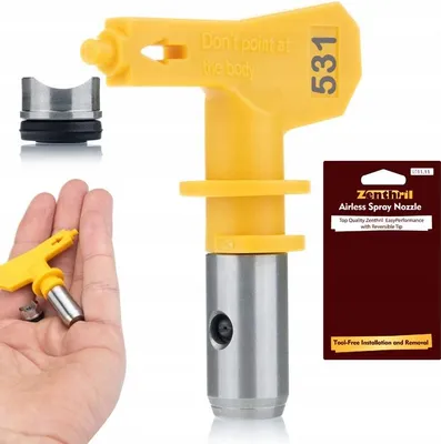 Immagine prodotto di Zenthril EasyPerformance 531 – Ugello di Spruzzatura Ad Alta Pressione | Larghezza di Spruzzo 25 cm, 0,031"