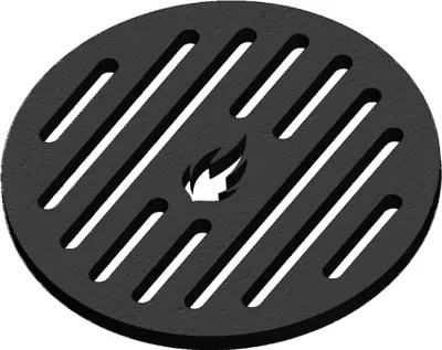 Produktbild von Kaminrost / Ascherost Ø 210x10mm passend für Hark **