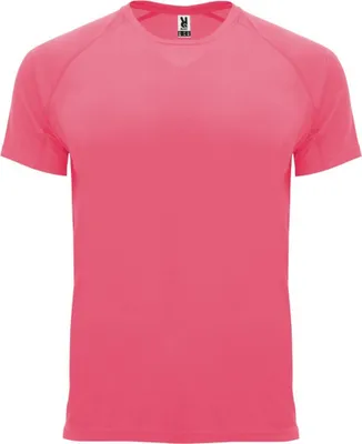 Produktbild von Roly - "Bahrain" T-Shirt für Herren - Sport kurzärmlig PF4339 (3XL) (Fluoreszierendes Gelb)