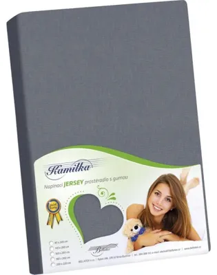 Immagine prodotto di Lenzuolo di Jersey - Grigio - 220x200