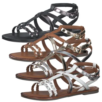 Produktbild von Tamaris Damen Sandaletten Sandalen Riemchen 1-28131-26, Größe:37 EU, Farbe:Weiß