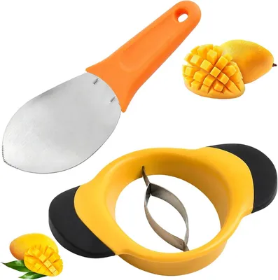 Produktbild von 2-teiliges Set mit Mangoentkerner und Schöpflöffel