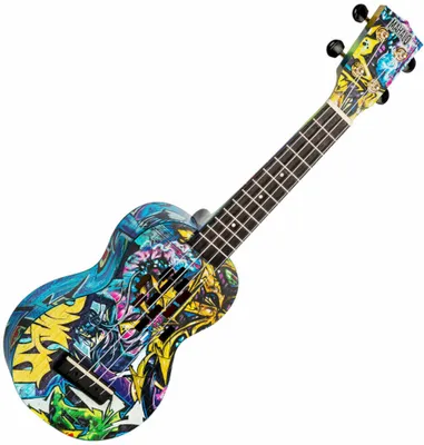 Obrázek produktu pro Mahalo MA1GR Art II Series Graffiti Sopránové ukulele