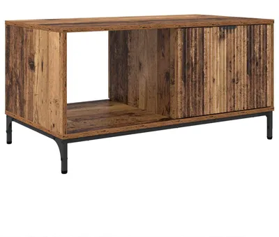 Obrázek produktu pro vidaXL Konferenční stolek se zásuvkami z recyklovaného dřeva 90 x 49 x 46 cm Dřevotřísková deska