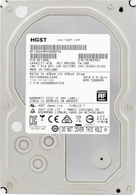 Produktbild von Hitachi Deskstar 7K400 4TB Deskstar, SATA, 4000 GB, 8.89 cm (3.5"), 5 - 60 °C, -40 - 70 °C, 8 - 90