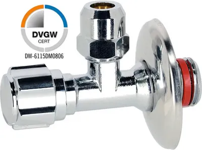 Obrázek produktu pro Rohový ventil veporit 1/2" vnější závit samotěsnicí