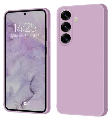 Produktbild von Hülle für Samsung Galaxy S25 FE Case Cover Bumper Smartphone Softgrip Schutzhülle Farbe: Lila