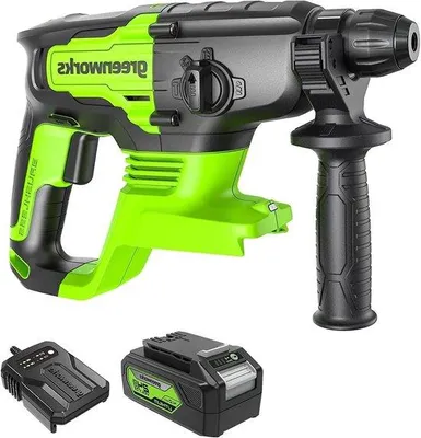 Produktbild von Hammerbohrmaschine - Betonbohrer - Ohne Handdrehmoment - 2,1 Joule - Grau grün