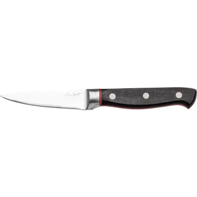 Obrázek produktu pro LAMART LT2111 Loupací nůž, velmi ostrá čepel a ergonomická rukojeť, nerez / ABS plast, stříbrná / černá / červená, délka ostří 8 cm, nože 20 cm