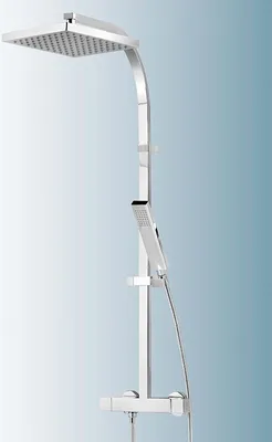 Produktbild von Schulte Duschmaster Rain II D9635 mit Thermostat, Kopfbrause eckig