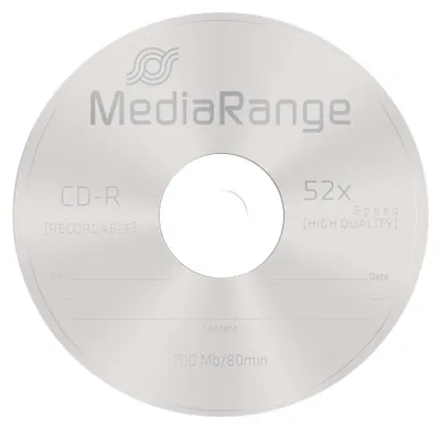 Productafbeelding van MediaRange MR204 CD-R MediaRange 700MB 100pcs Spindel 52x