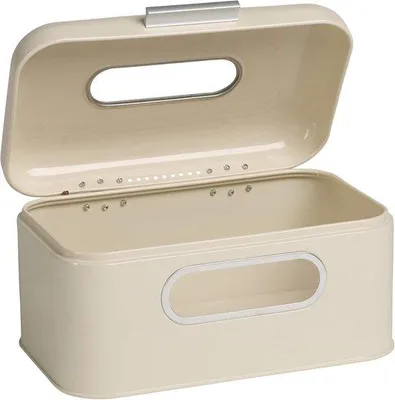 Productafbeelding van Retro lunchbox met kijkvenster - Crème kleur