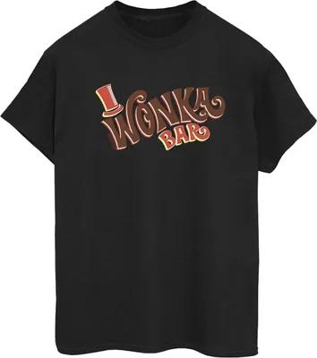 Produktbild von Willy Wonka - "Bar Logo" T-Shirt für Damen BI47207 (4XL) (Schwarz)