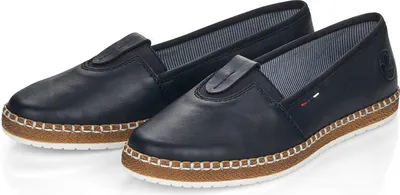 Produktbild von Rieker Damen-Slipper-Espadrille Blau, Farbe:blau, EU Größe:40