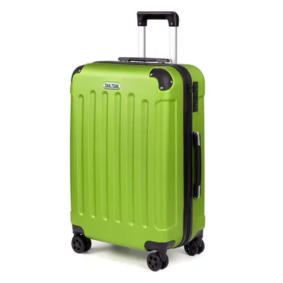 Produktbild von Hartschalen-Trolley Hartschalen-Koffer Trolley Rollkoffer Reisekoffer Handgepäck 4 Rollen, Trolley Rollkoffer Reisekoffer, Zahlenschloss (Grün)