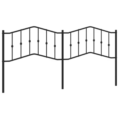 Immagine prodotto di vidaXL Testiera in metallo nero 193 cm