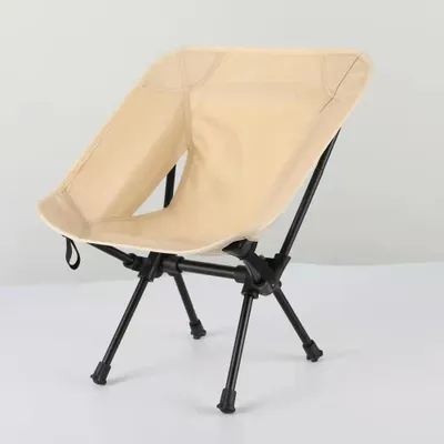 Imagen del producto de Silla de camping plegable para actividades al aire libre, de 25x26x44 cm, color caqui