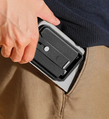 Produktbild von ESR Grip Wallet Stand (HaloLock) Schwarz
