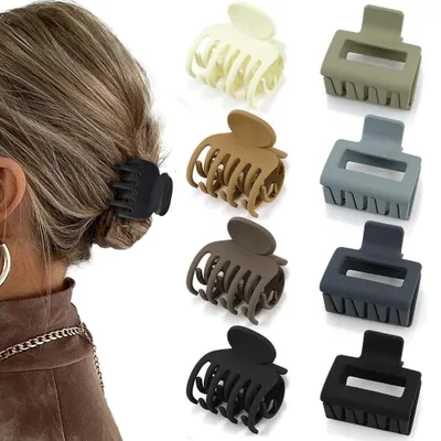 Productafbeelding van Haarspelden dames - Set van 8 - 4 kleuren - Haarclips voor dames en meisjes - Haarklemmen voor dun en dik haar - Haaraccessoires - Set B